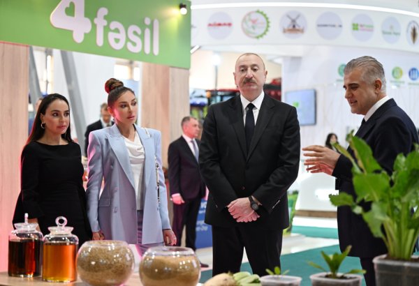 President Ilham Aliyev, First Lady Mehriban Aliyeva view 19th Caspian Agro Week and 31st Interfood Azerbaijan exhibitions (PHOTO/VIDEO)