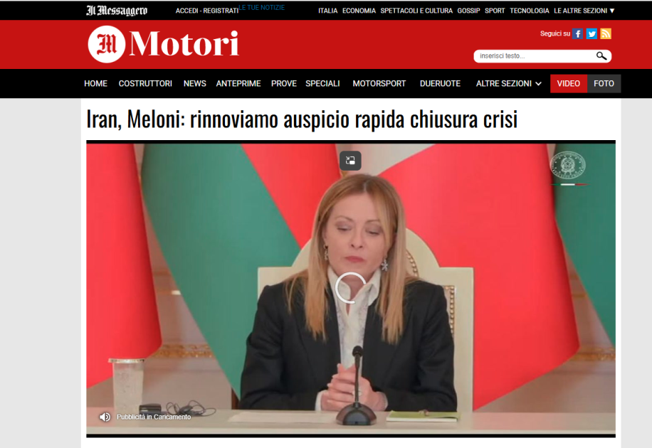 World media highlights talks between Azerbaijani President and Italian PM in Baku (PHOTO)