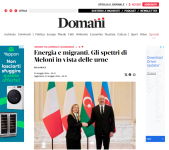 World media highlights talks between Azerbaijani President and Italian PM in Baku (PHOTO)