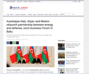 World media highlights talks between Azerbaijani President and Italian PM in Baku (PHOTO)