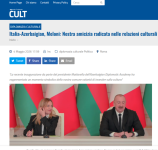 World media highlights talks between Azerbaijani President and Italian PM in Baku (PHOTO)