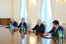President Ilham Aliyev receives delegation led by High Representative of European Union (PHOTO)