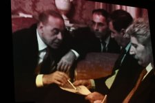 Documentary “On the Traces of the Visit” screened at Heydar Aliyev Center (PHOTO)
