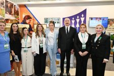 President Ilham Aliyev, First Lady Mehriban Aliyeva view 19th Caspian Agro Week and 31st Interfood Azerbaijan exhibitions (PHOTO)