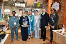 President Ilham Aliyev, First Lady Mehriban Aliyeva view 19th Caspian Agro Week and 31st Interfood Azerbaijan exhibitions (PHOTO)