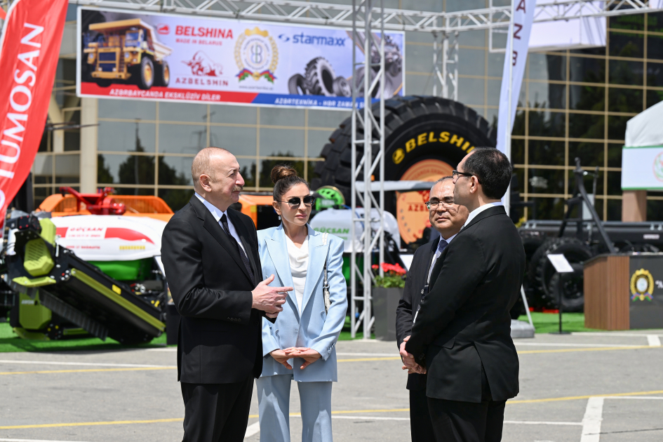President Ilham Aliyev, First Lady Mehriban Aliyeva view 19th Caspian Agro Week and 31st Interfood Azerbaijan exhibitions (PHOTO)