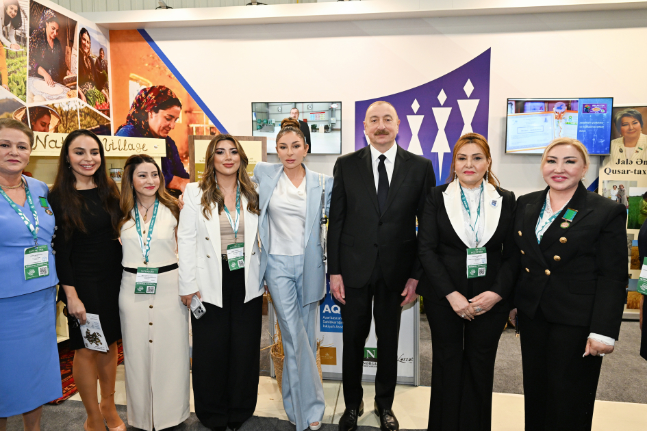 President Ilham Aliyev, First Lady Mehriban Aliyeva view 19th Caspian Agro Week and 31st Interfood Azerbaijan exhibitions (PHOTO)