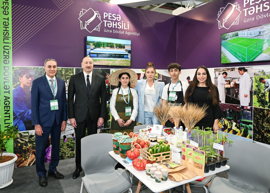 President Ilham Aliyev, First Lady Mehriban Aliyeva view 19th Caspian Agro Week and 31st Interfood Azerbaijan exhibitions (PHOTO)
