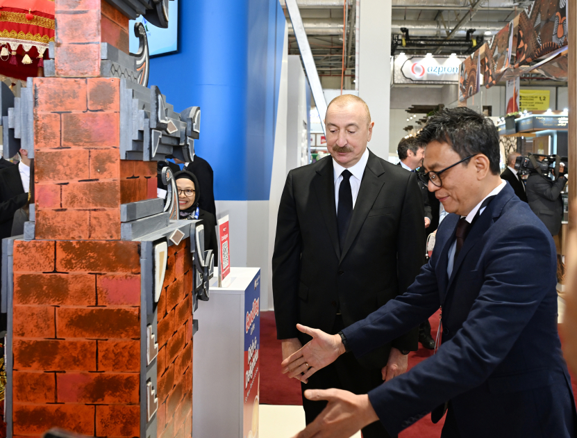 President Ilham Aliyev, First Lady Mehriban Aliyeva view 19th Caspian Agro Week and 31st Interfood Azerbaijan exhibitions (PHOTO)
