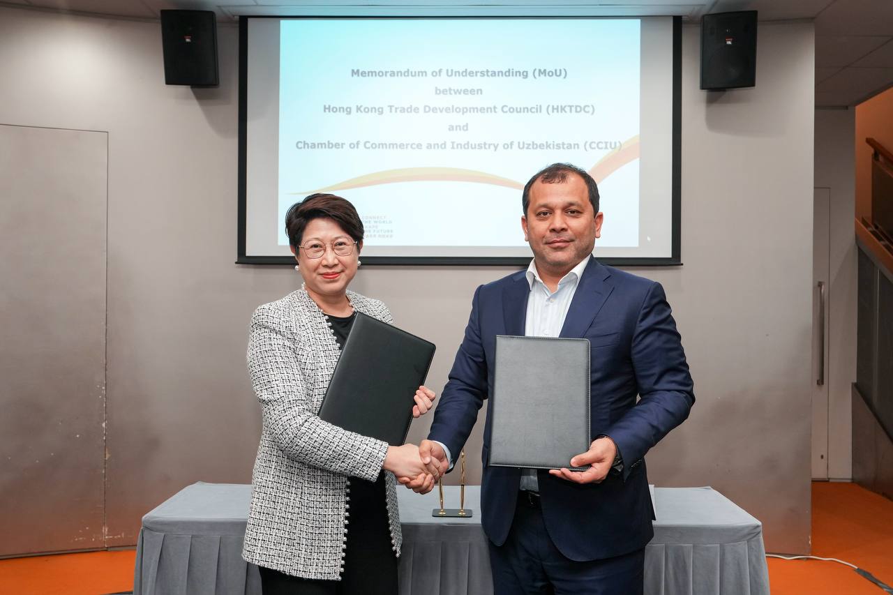 Uzbekistan Chamber, Hong Kong Trade Development Council sign cooperation deal