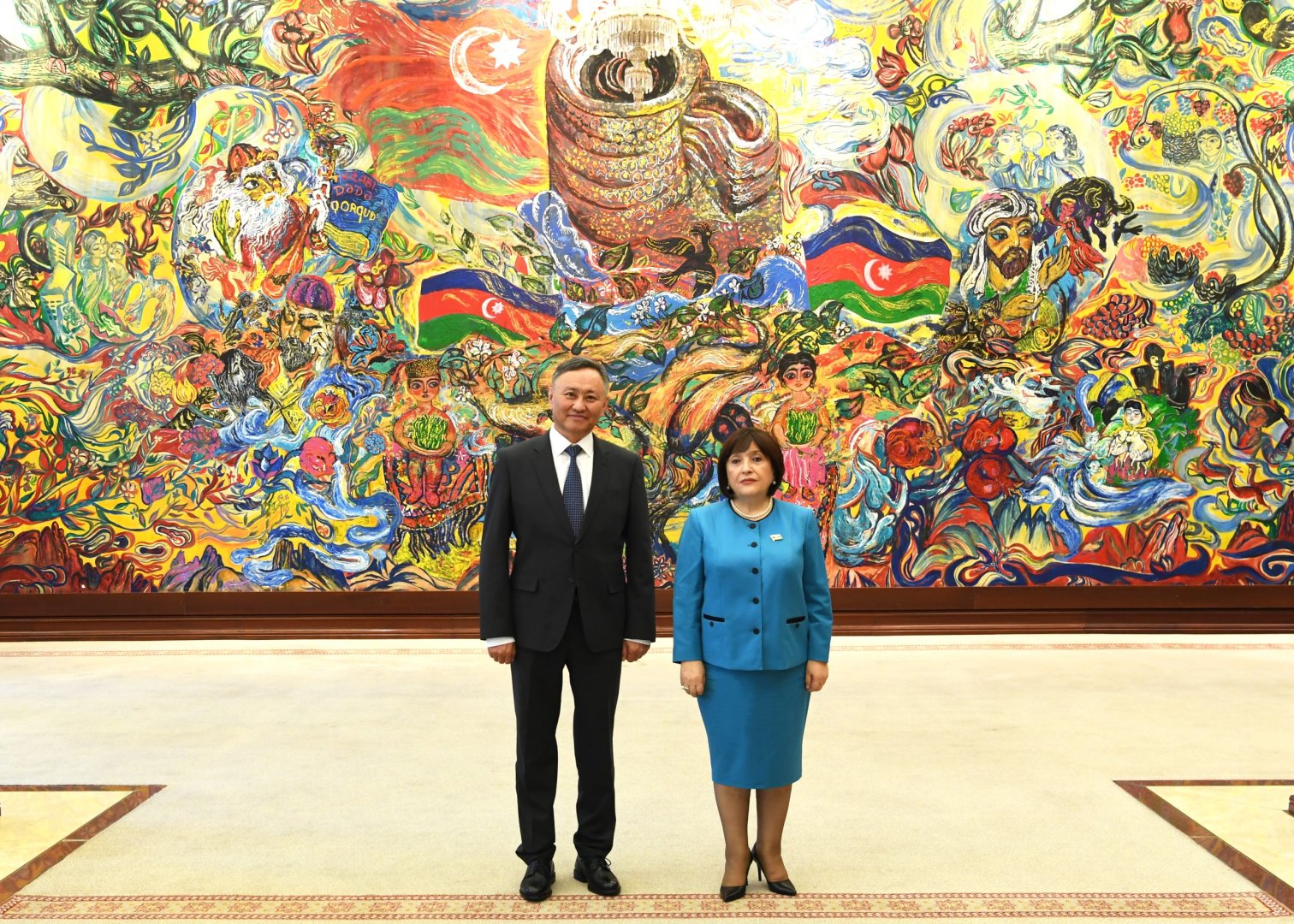 Speaker of Azerbaijani Parliament meets with Prosecutor General of Mongolia (PHOTO)