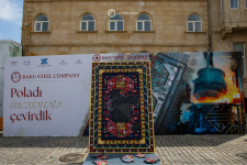 Baku Steel Company Presented the Art of Steel at the Carpet Festival (PHOTO)