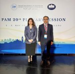 TURKPA Secretary General participates in Parliamentary Assembly of Mediterranean session (PHOTO)