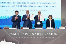 Azerbaijani Parliament gains observer status at PAM (PHOTO)