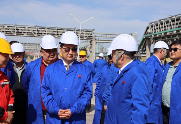 Kyrgyzstan reviews modernization progress at Junda oil refinery