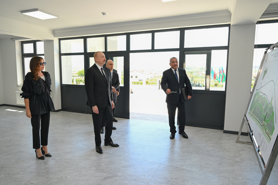 President Ilham Aliyev, First Lady Mehriban Aliyeva attend opening of Shukurbeyli village in Jabrayil district (PHOTO)