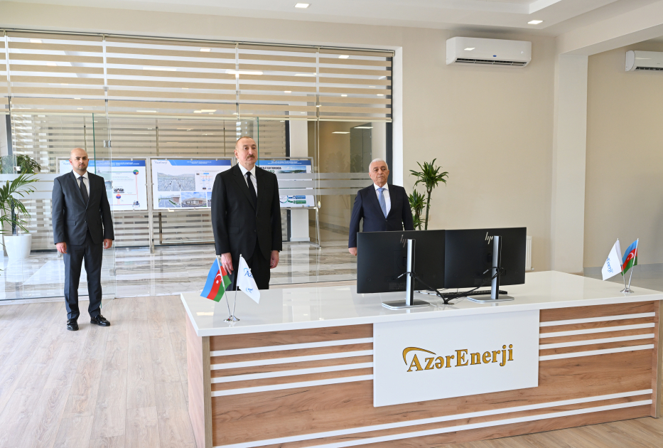 President Ilham Aliyev attends inauguration of "Shafag" substation in Soltanli village of Jabrayil district (PHOTO)