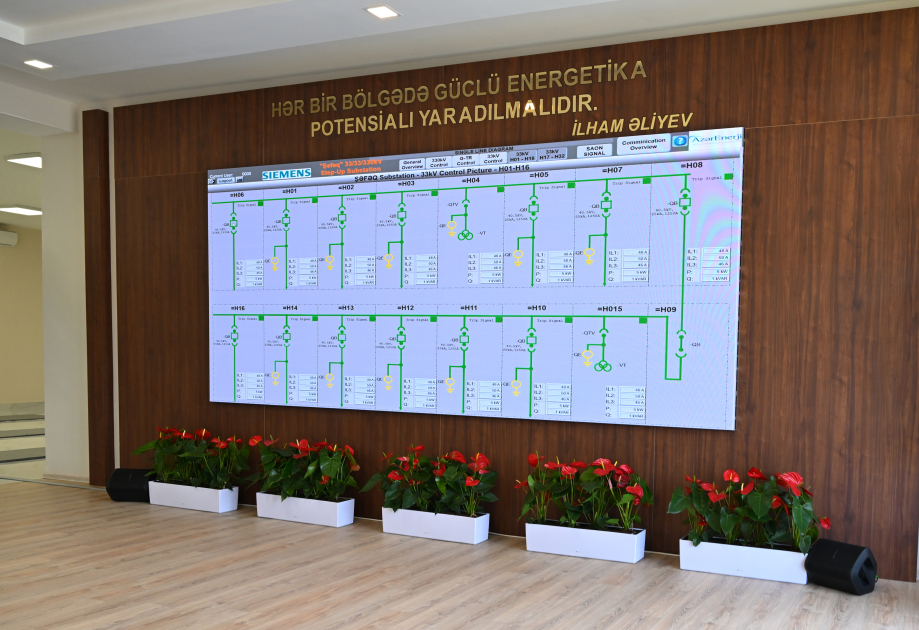 President Ilham Aliyev attends inauguration of "Shafag" substation in Soltanli village of Jabrayil district (PHOTO)