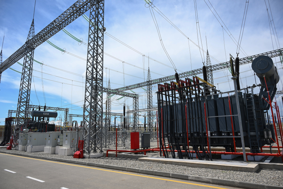 President Ilham Aliyev attends inauguration of "Shafag" substation in Soltanli village of Jabrayil district (PHOTO)