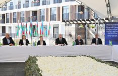President Ilham Aliyev met with residents in Zangilan city and laid foundation stone for Zangilan City Park Hotel (PHOTO)