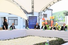 President Ilham Aliyev met with residents in Zangilan city and laid foundation stone for Zangilan City Park Hotel (PHOTO)