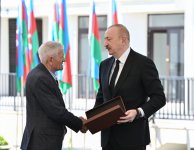 President Ilham Aliyev met with residents in Zangilan city and laid foundation stone for Zangilan City Park Hotel (PHOTO)