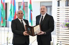 President Ilham Aliyev met with residents in Zangilan city and laid foundation stone for Zangilan City Park Hotel (PHOTO)