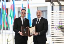 President Ilham Aliyev met with residents in Zangilan city and laid foundation stone for Zangilan City Park Hotel (PHOTO)