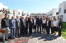 President Ilham Aliyev met with residents in Zangilan city and laid foundation stone for Zangilan City Park Hotel (PHOTO)