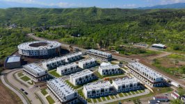 President Ilham Aliyev met with residents in Zangilan city and laid foundation stone for Zangilan City Park Hotel (PHOTO)