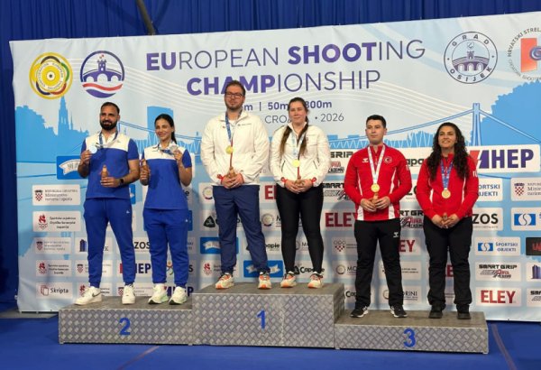 Azerbaijani shooters secure double silver at European Championship