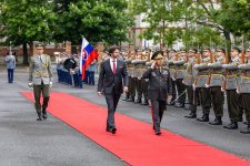 Azerbaijani Defense Minister pays official visit to Slovakia (PHOTO)