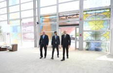 President Ilham Aliyev reviews preparations for WUF13 at Baku Olympic Stadium (PHOTO/VIDEO)