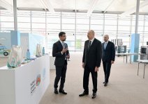President Ilham Aliyev reviews preparations for WUF13 at Baku Olympic Stadium (PHOTO/VIDEO)