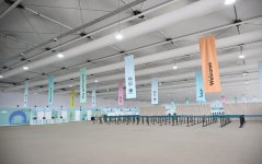President Ilham Aliyev reviews preparations for WUF13 at Baku Olympic Stadium (PHOTO/VIDEO)
