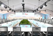 President Ilham Aliyev reviews preparations for WUF13 at Baku Olympic Stadium (PHOTO/VIDEO)