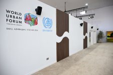 President Ilham Aliyev reviews preparations for WUF13 at Baku Olympic Stadium (PHOTO/VIDEO)