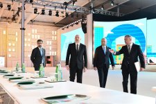 President Ilham Aliyev reviews preparations for WUF13 at Baku Olympic Stadium (PHOTO/VIDEO)