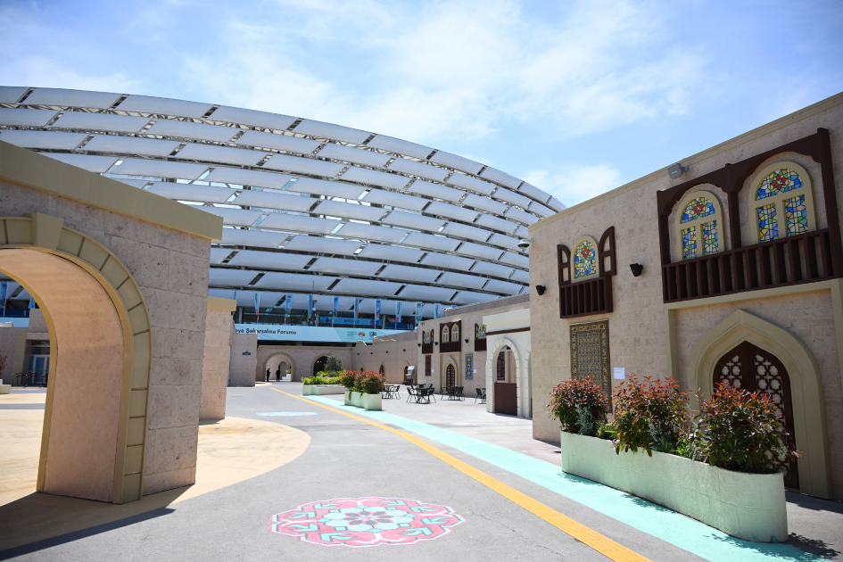 President Ilham Aliyev reviews preparations for WUF13 at Baku Olympic Stadium (PHOTO/VIDEO)