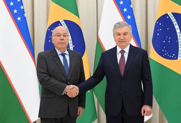 President of Uzbekistan meets Brazilian Foreign Minister