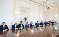 President Ilham Aliyev receives delegation led by Speaker of National Council of Slovakia (PHOTO)