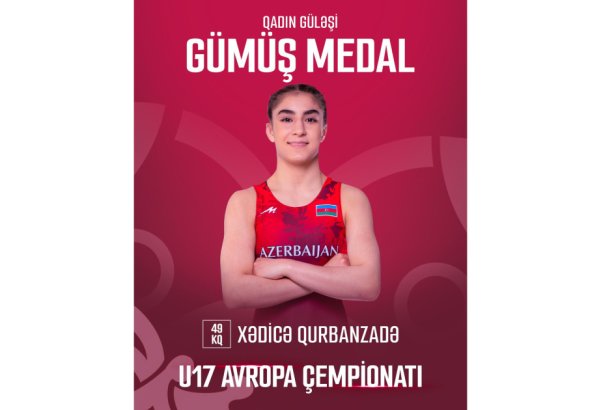 Azerbaijani athlete wins silver medal at European Wrestling Championships