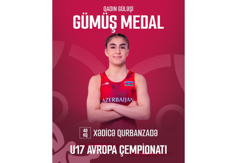 Azerbaijani athlete wins silver medal at European Wrestling Championships