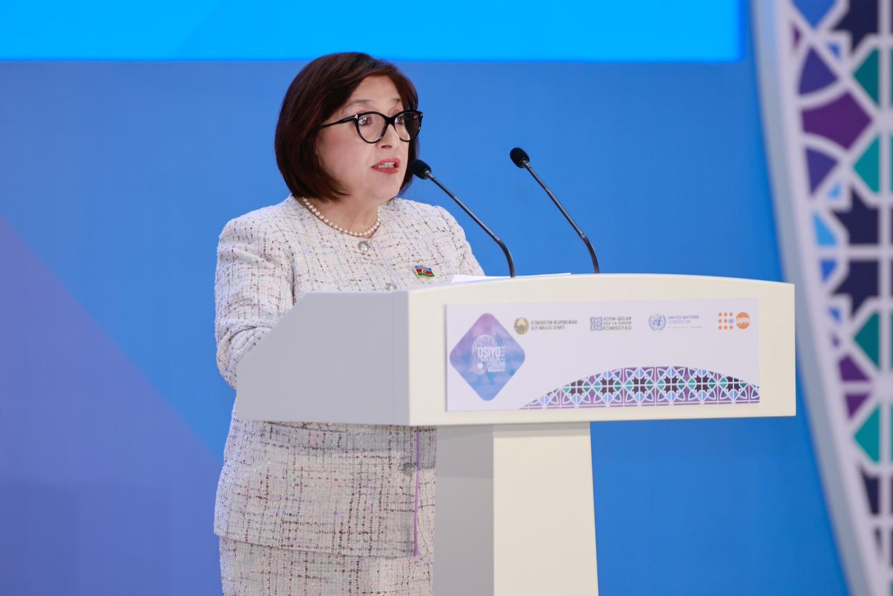 Azerbaijani speaker spotlights women's big input to rebuilding liberated areas (PHOTO)