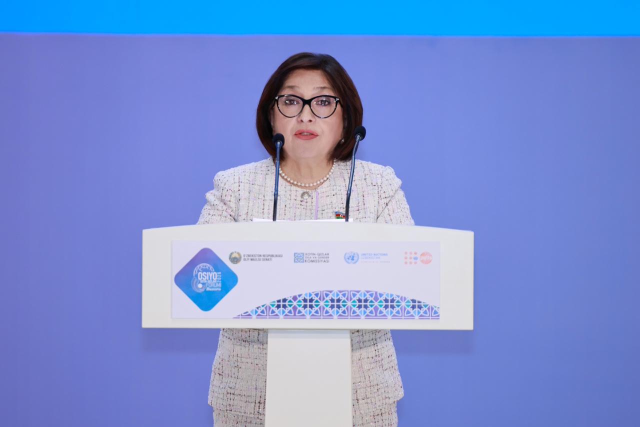 Azerbaijani speaker spotlights women's big input to rebuilding liberated areas (PHOTO)