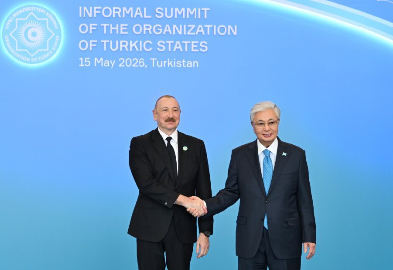 President Ilham Aliyev attends OTS Informal Summit in Turkistan (PHOTO)