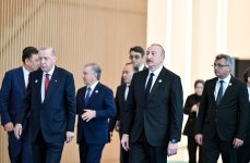 President Ilham Aliyev and participants of OTS Informal Summit attend groundbreaking ceremony of Turkic Civilization Center (PHOTO)