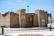 President Ilham Aliyev and other participants of OTS informal summit tour cultural sites in Turkistan (PHOTO)