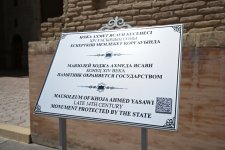 President Ilham Aliyev and other participants of OTS informal summit tour cultural sites in Turkistan (PHOTO)