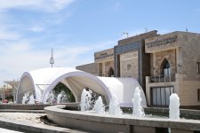 President Ilham Aliyev and other participants of OTS informal summit tour cultural sites in Turkistan (PHOTO)